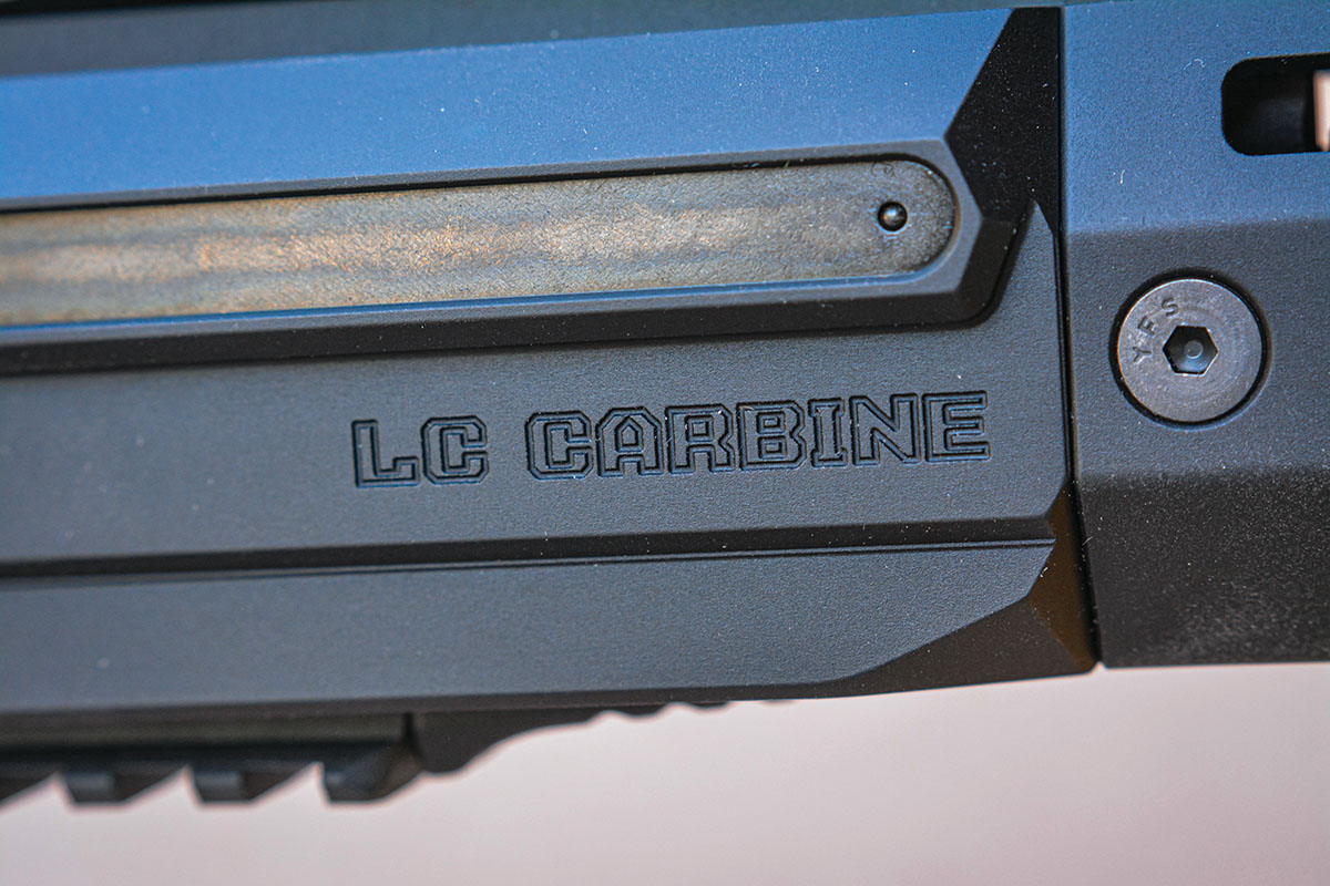 “LC Carbine” is engraved on the side.